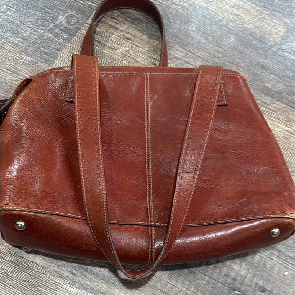 Vintage Fossil Brown Leather Tote Bag Vintage. Excellent used condition!